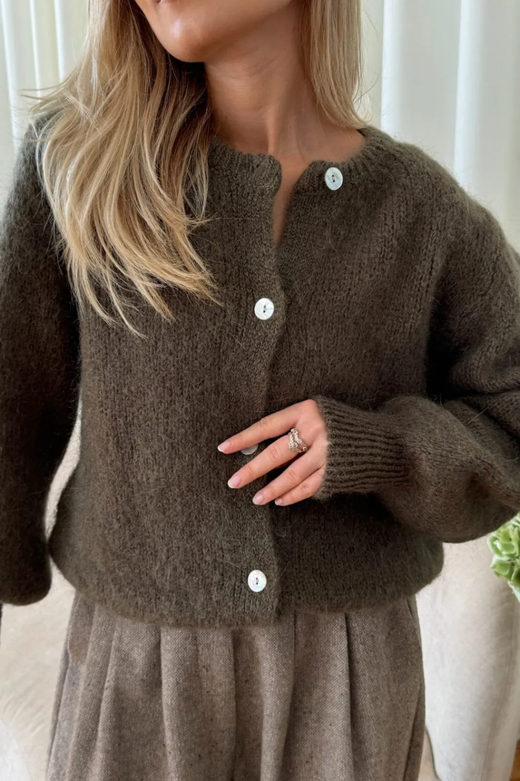 Online BYIC Idaic Cardigan armyg Army Green