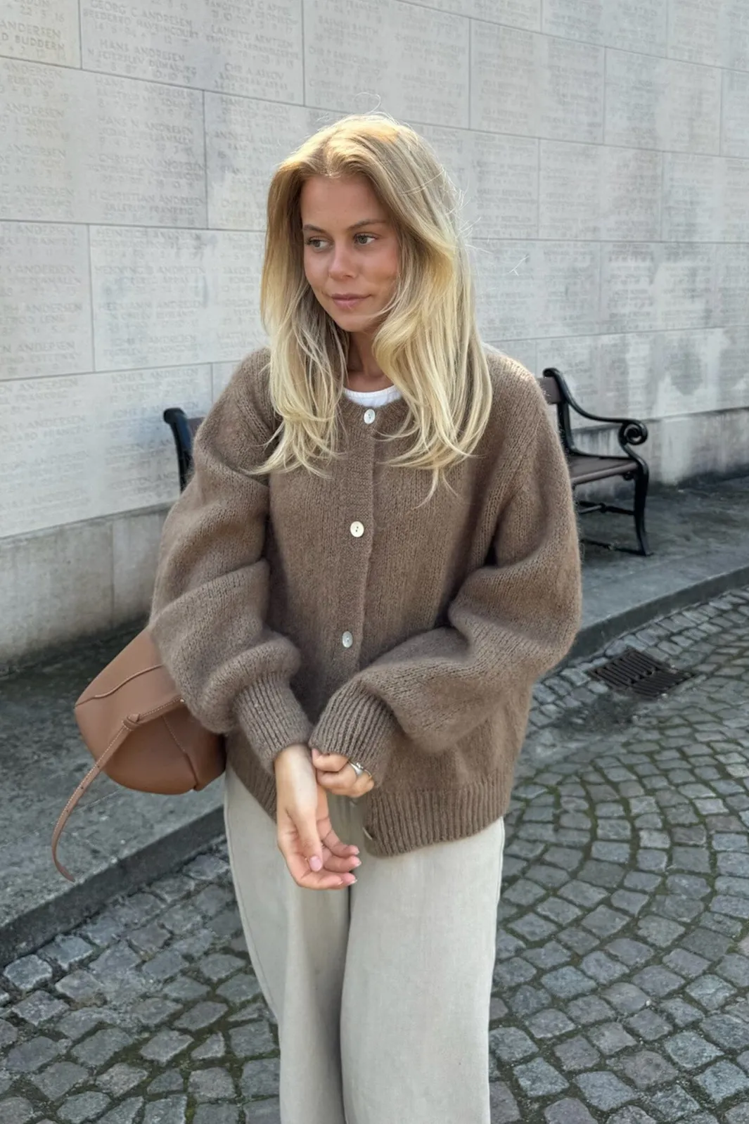New BYIC Idaic Cardigan camel Camel