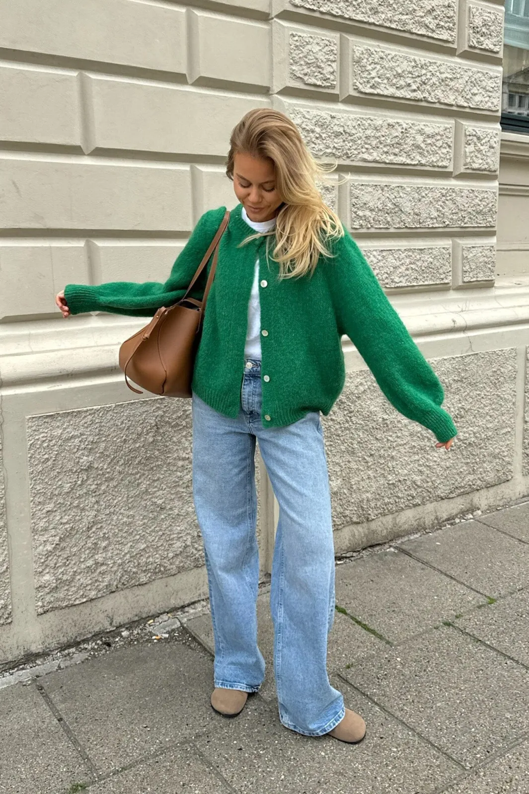 Hot BYIC Idaic Cardigan green Green