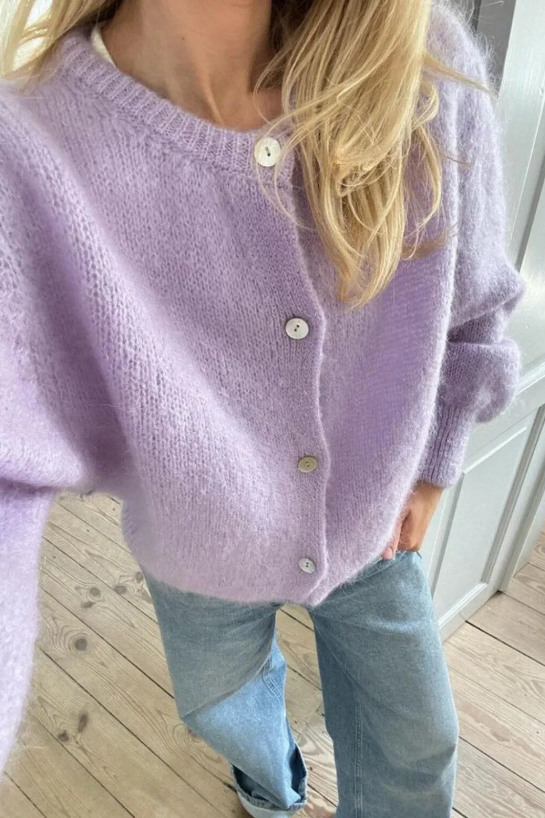 Discount BYIC Idaic Cardigan lp Light Purple