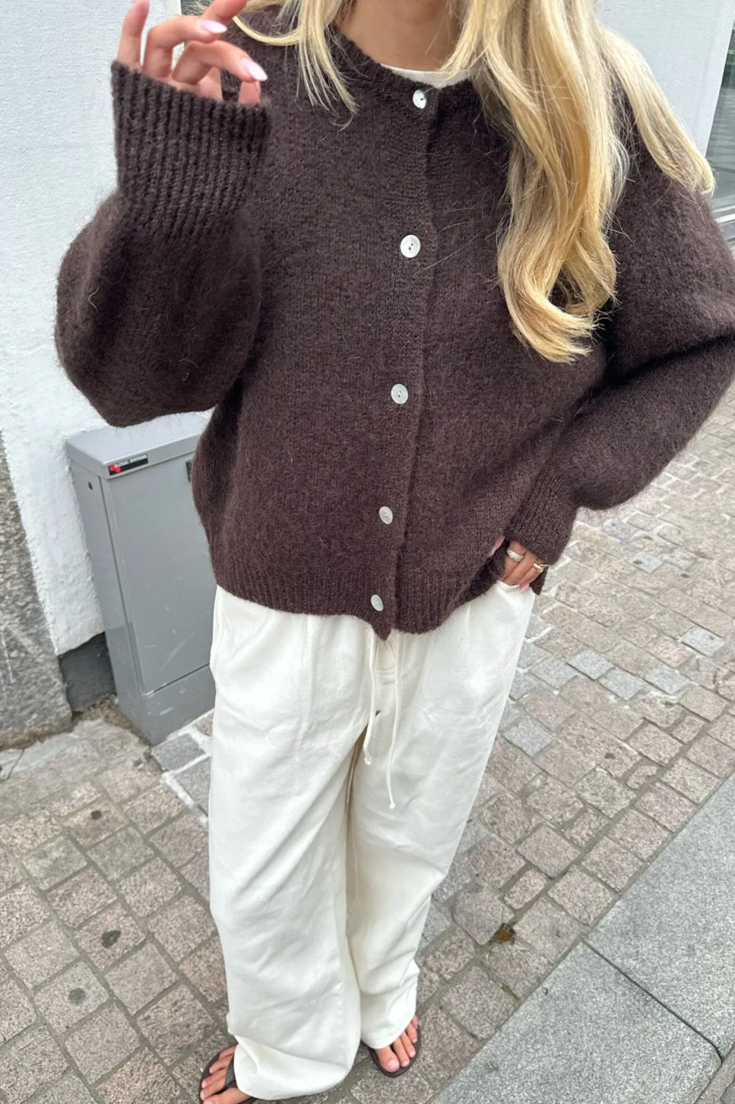 Online BYIC Idaic Cardigan dbrown Dark Brown