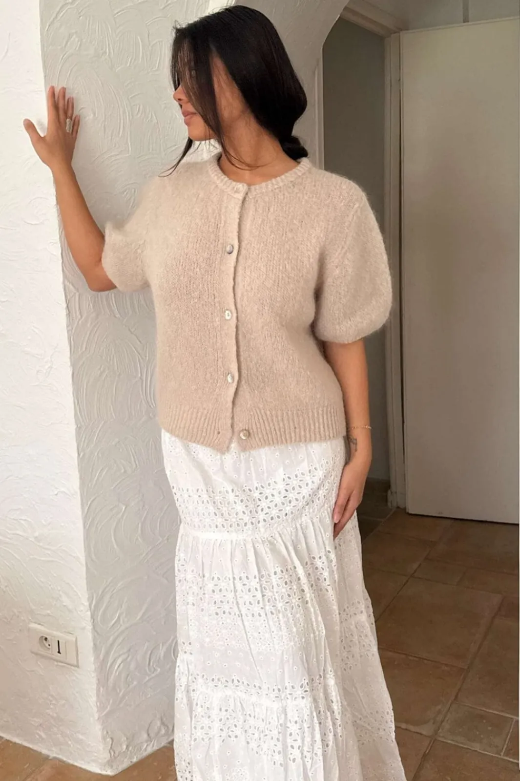 Sale BYIC Idaic Ss Cardigan 5265 Beige