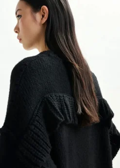 Discount Essentiel Antwerp Ifly Pullover With Rufflesifly Black