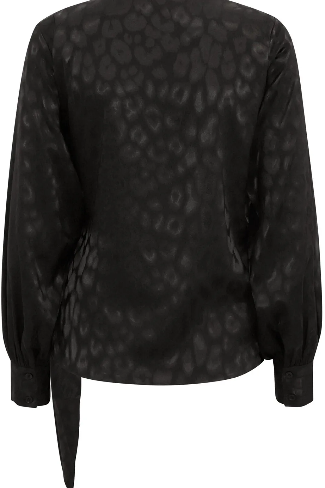 Hot Karmamia Ines Blouse Black Leo Jacquard
