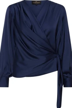 New Karmamia Ines Blouse Navy