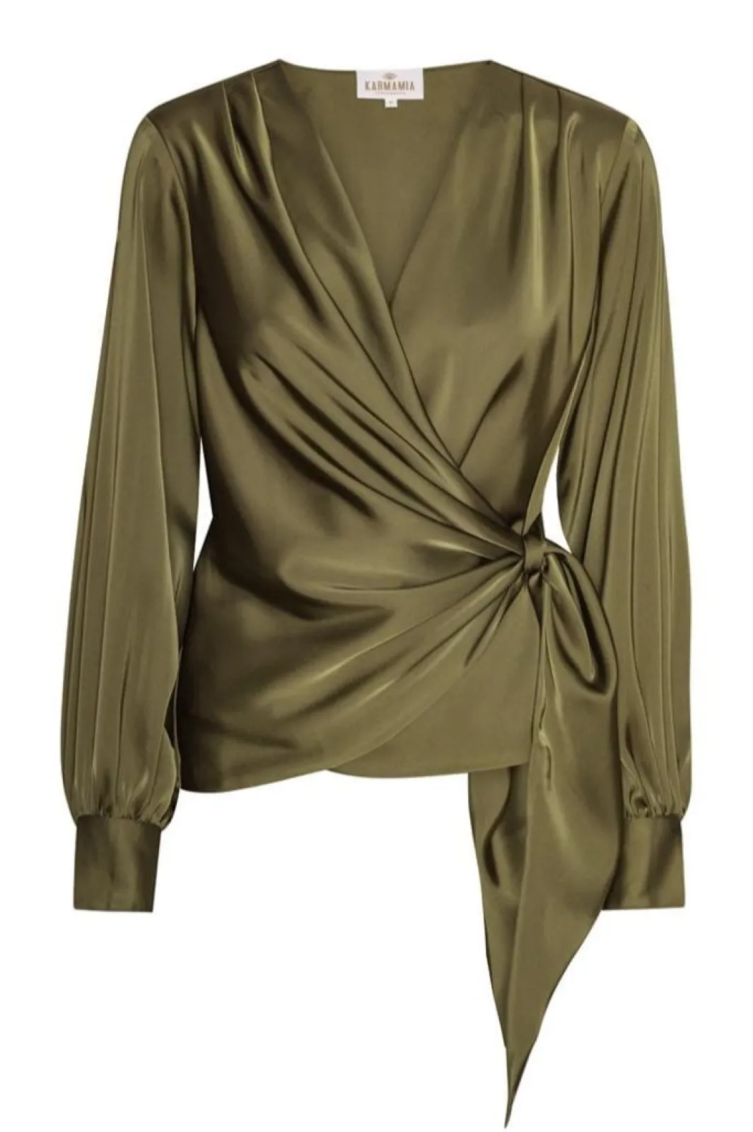 Sale Karmamia Ines Blouse Semi Rich Olive
