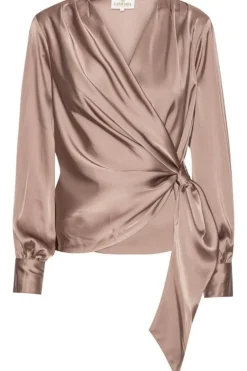 New Karmamia Ines Blouse Semi Rich Tan