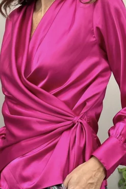 Outlet Karmamia Ines Blouse Rose Violet