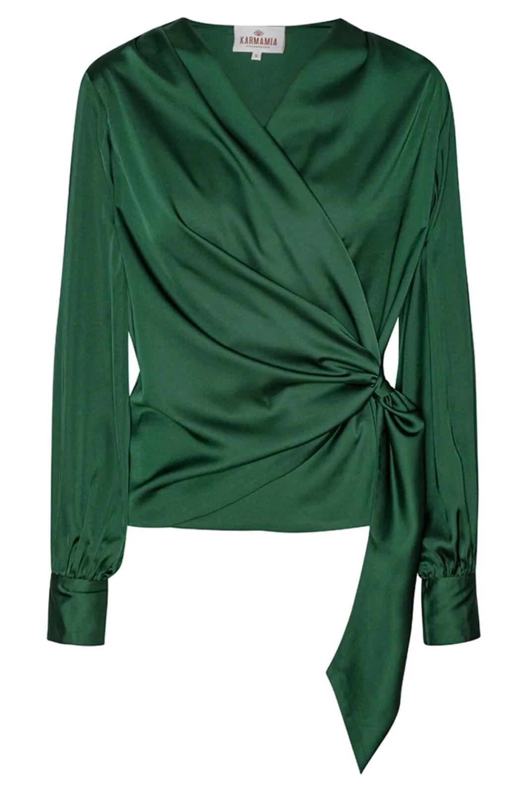Hot Karmamia Ines Blouse Hunter Green