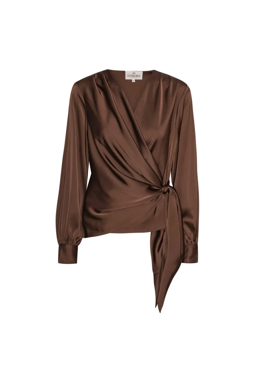 Karmamia Ines Blouse Semi Rich Brown