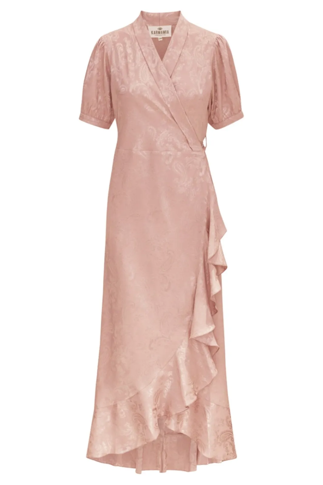 Karmamia Iris Dress Rose Jacquard
