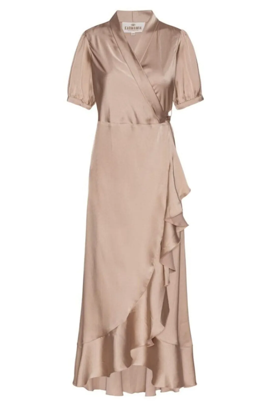 Outlet Karmamia Iris Dress 2035 Hammered Satin Blush