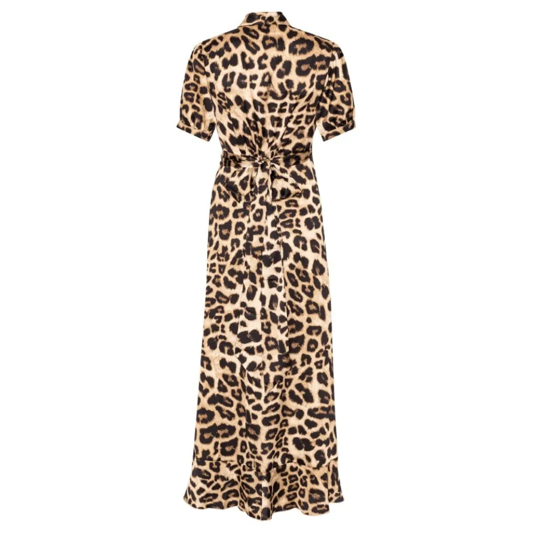 Sale Karmamia Iris Dress 1921 Hammered Leopard