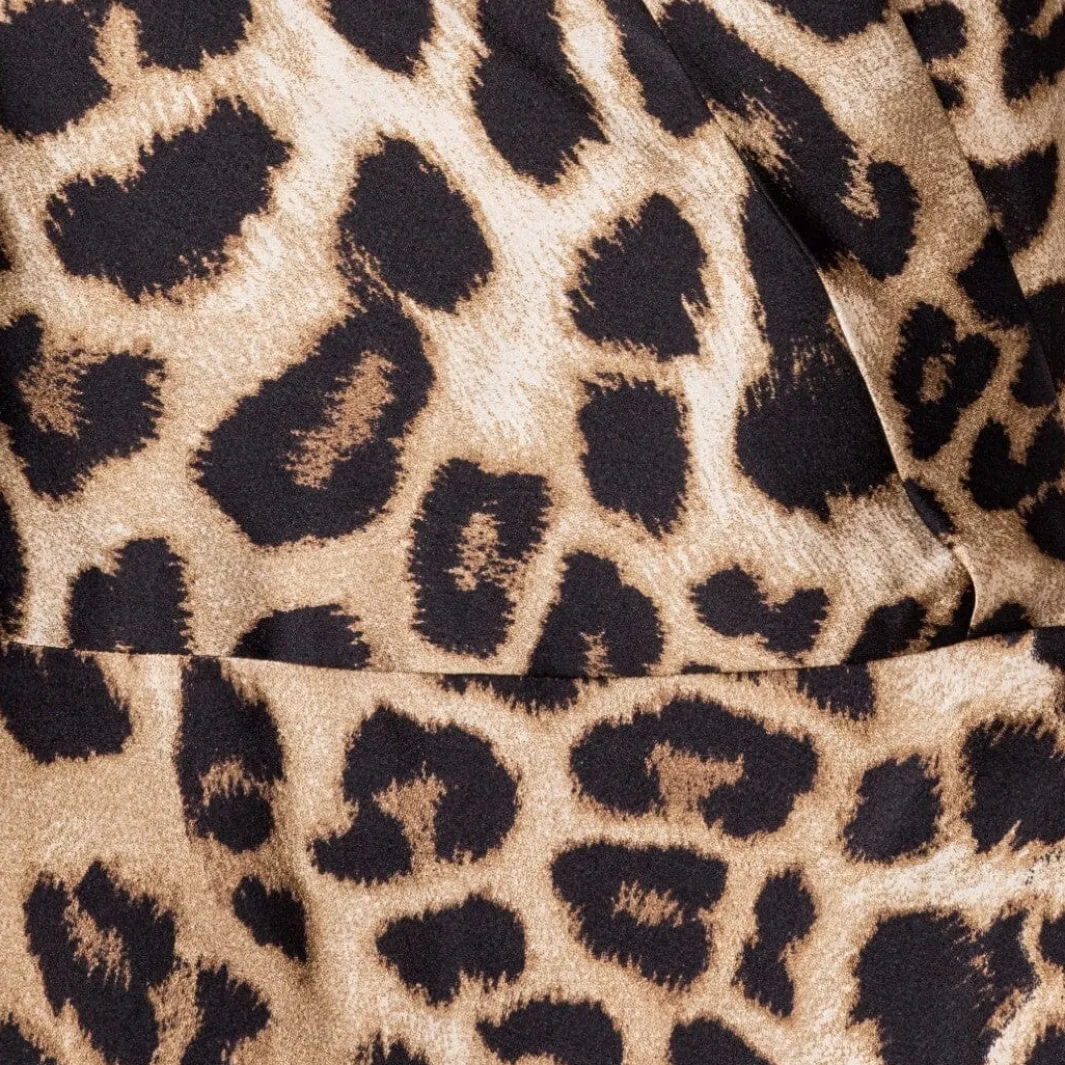 Sale Karmamia Iris Dress 1921 Hammered Leopard