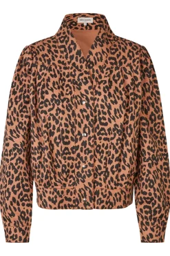 Clearance Lollys Laundry Irishll Jacket Ls 72 Leopard Print