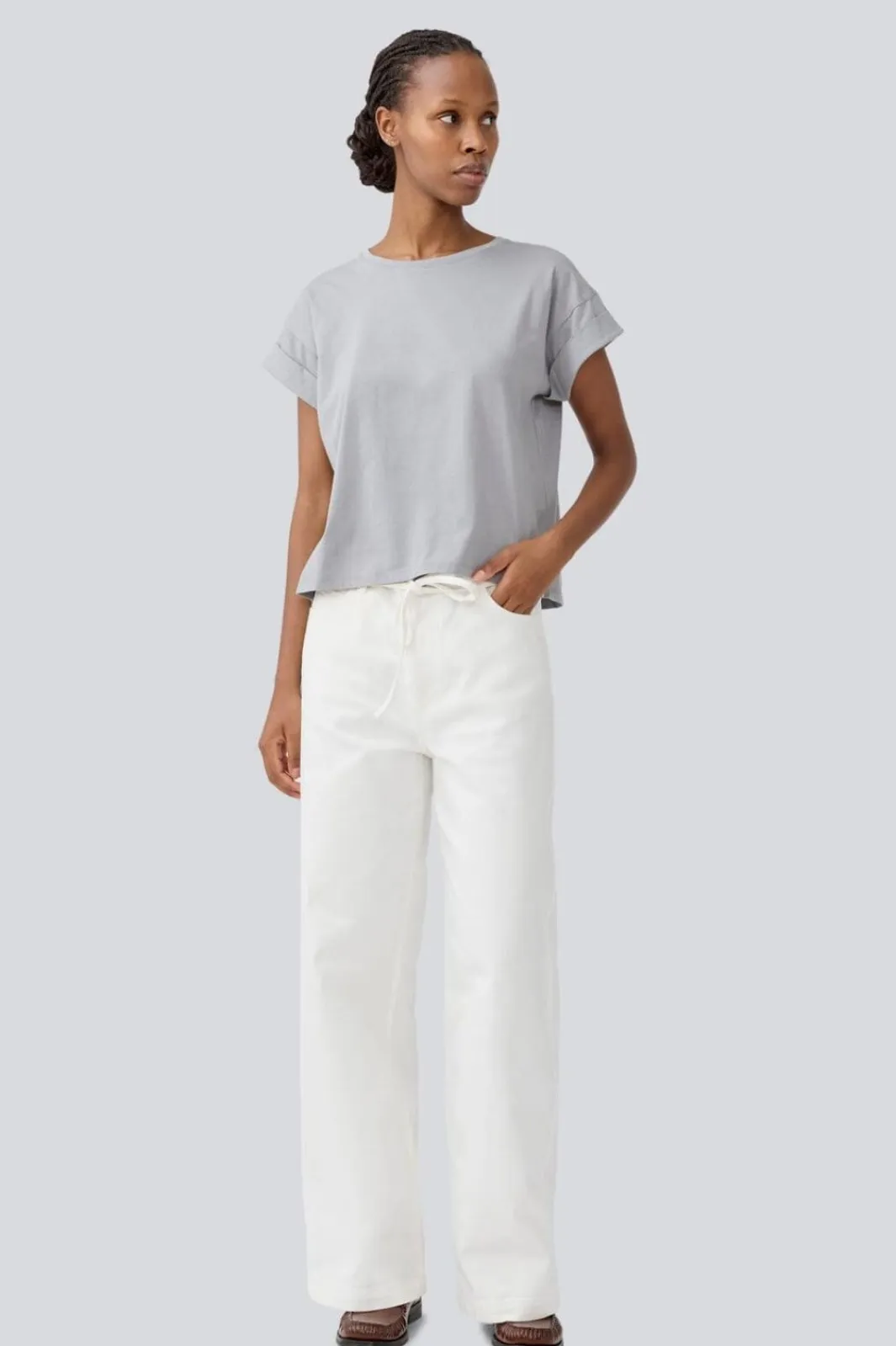 Clearance Modström Isoldemd Solid Pants 4 Soft White
