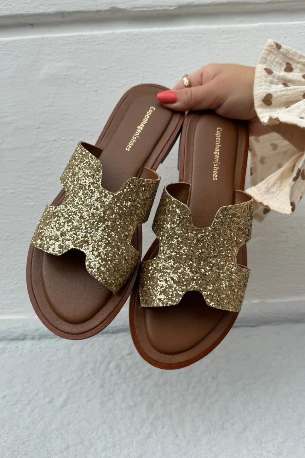 New Copenhagen Shoes Ivy 013 Gold Glitter