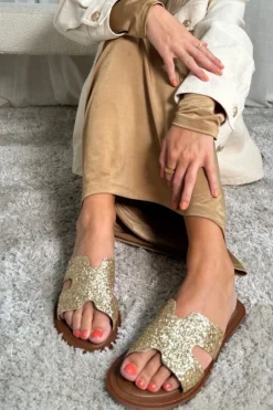 New Copenhagen Shoes Ivy 013 Gold Glitter