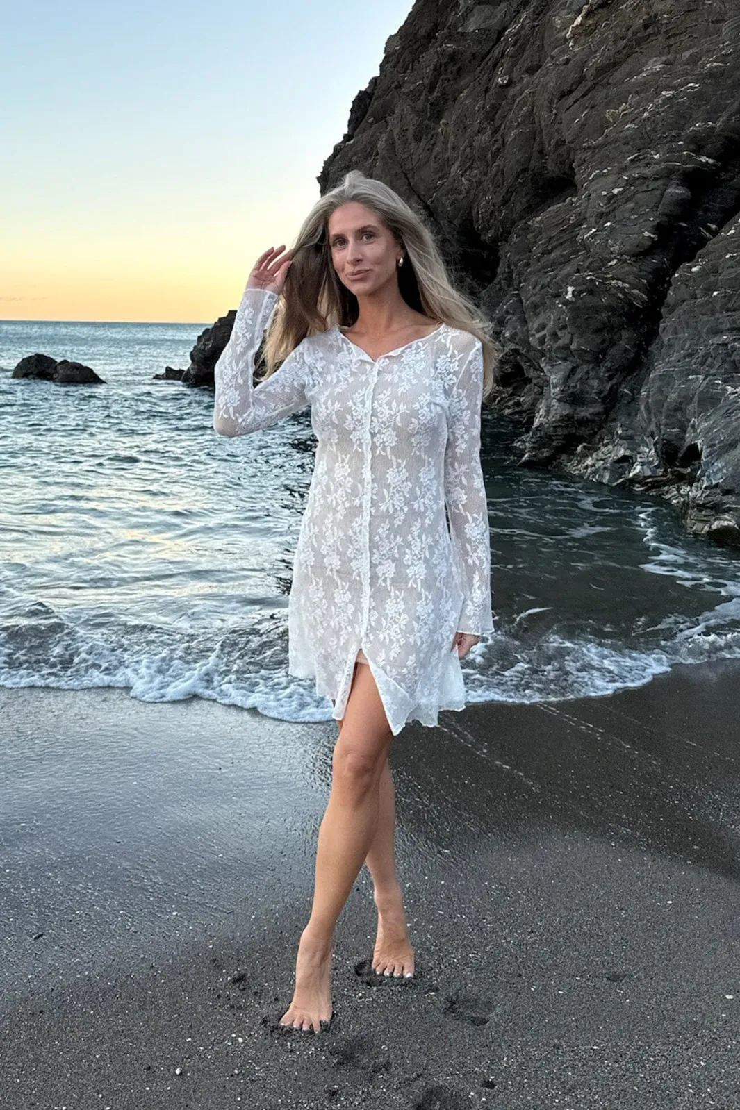 New BYIC Ivyic Dress 2617 White Lace
