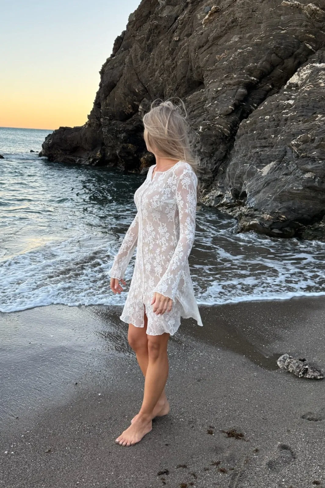 New BYIC Ivyic Dress 2617 White Lace