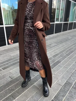New Noella Jaci Coat 674 Chocolate