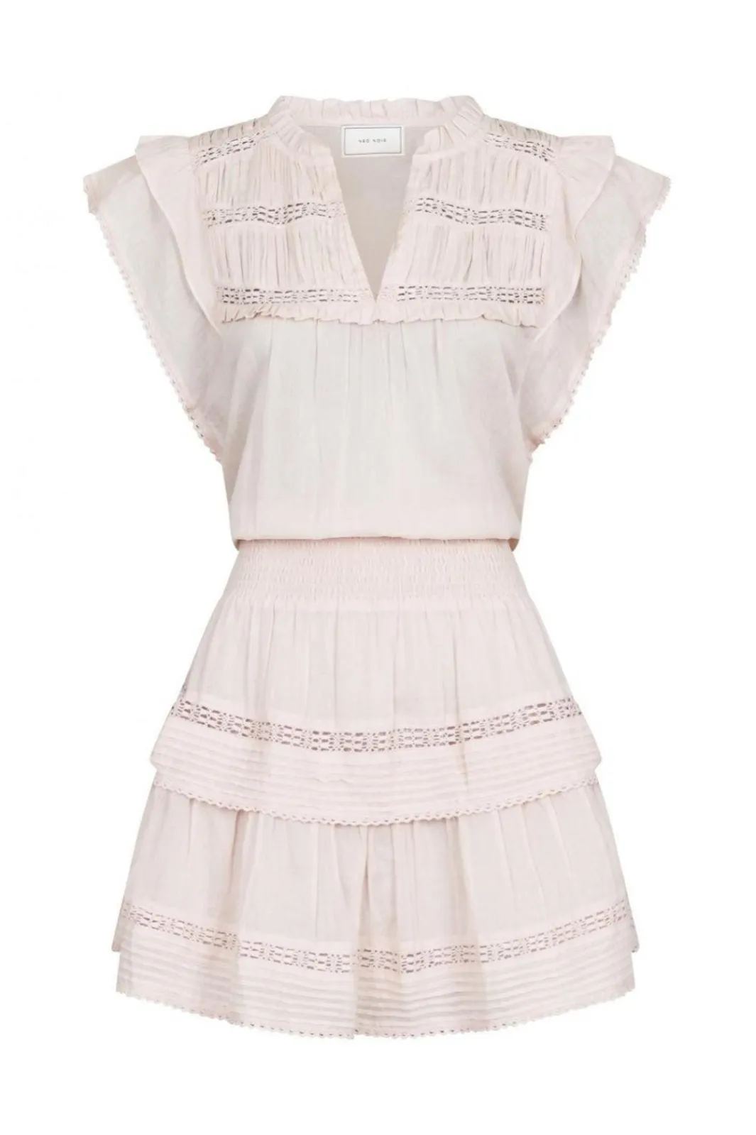 Sale Neo Noir Jarmy S Voile Dress Light Pink