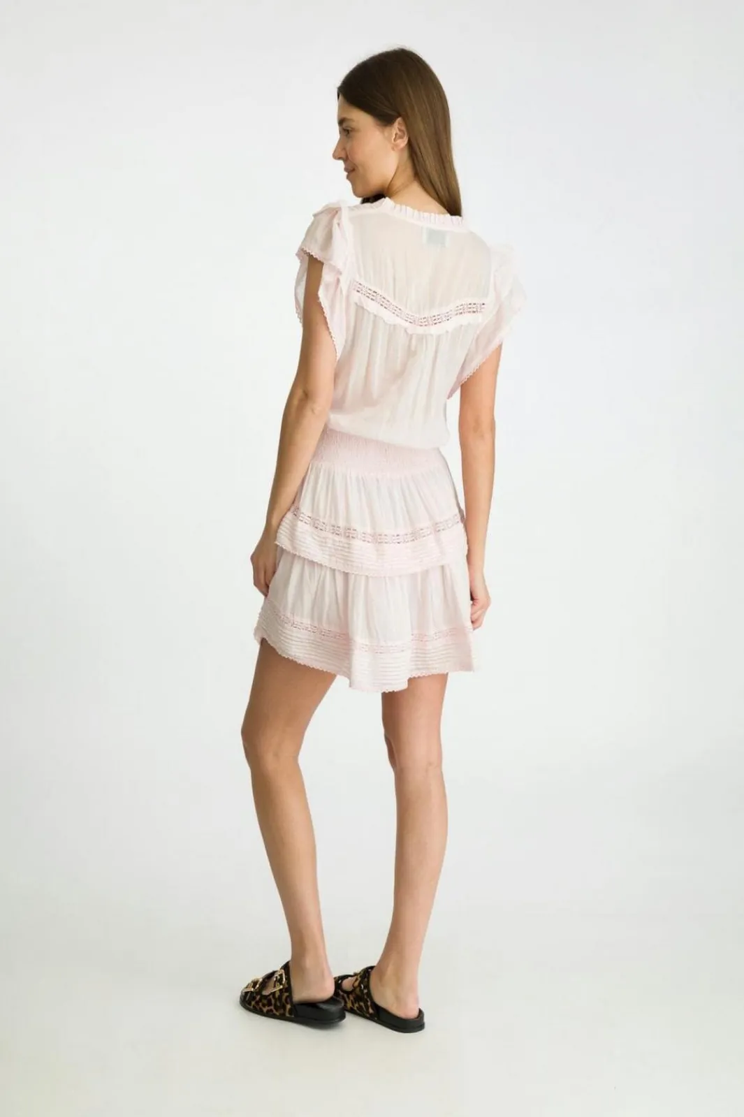 Sale Neo Noir Jarmy S Voile Dress Light Pink