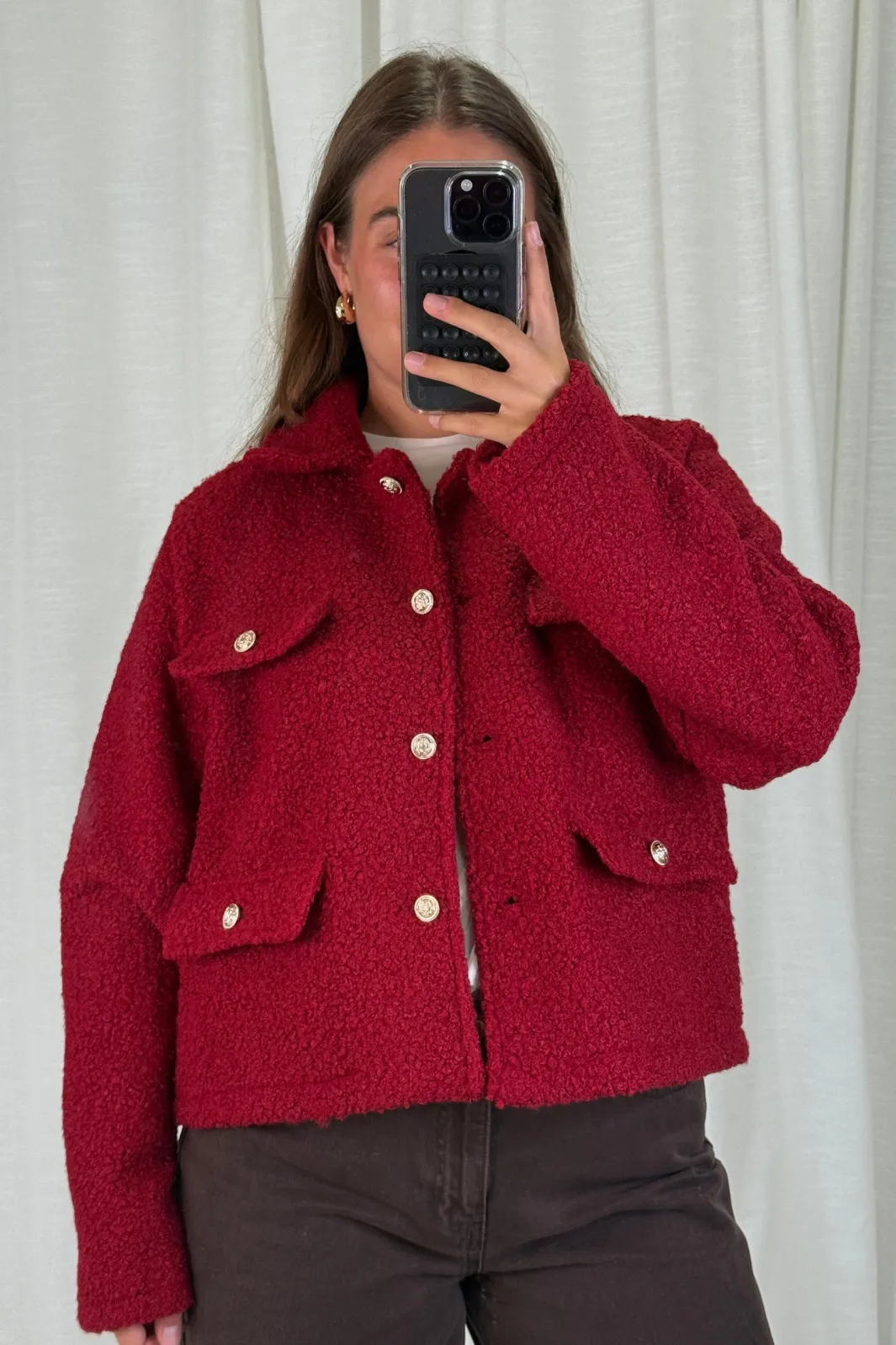 Best A-bee Jasmin Jacket Burgundy