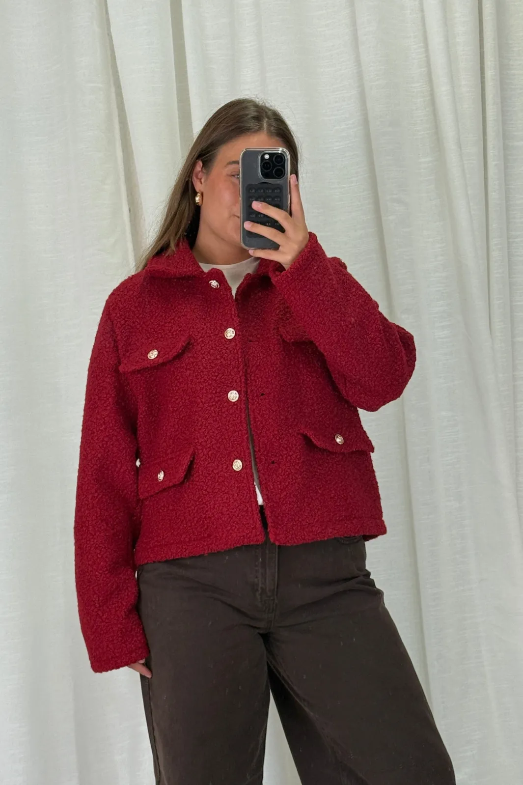 Best A-bee Jasmin Jacket Burgundy