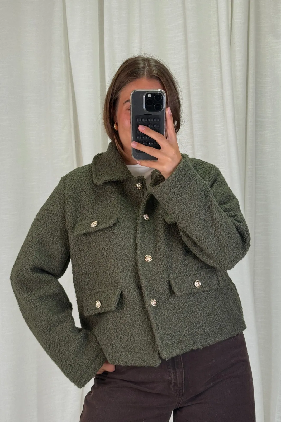 Discount A-bee Jasmin Jacket Khaki