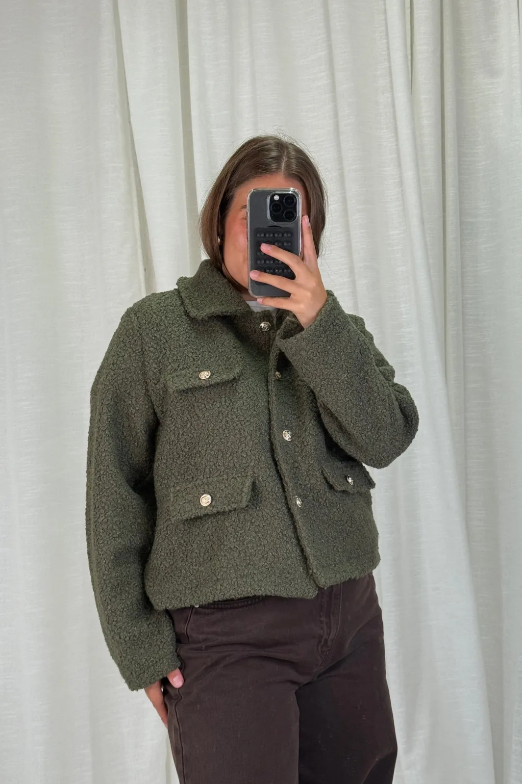Discount A-bee Jasmin Jacket Khaki