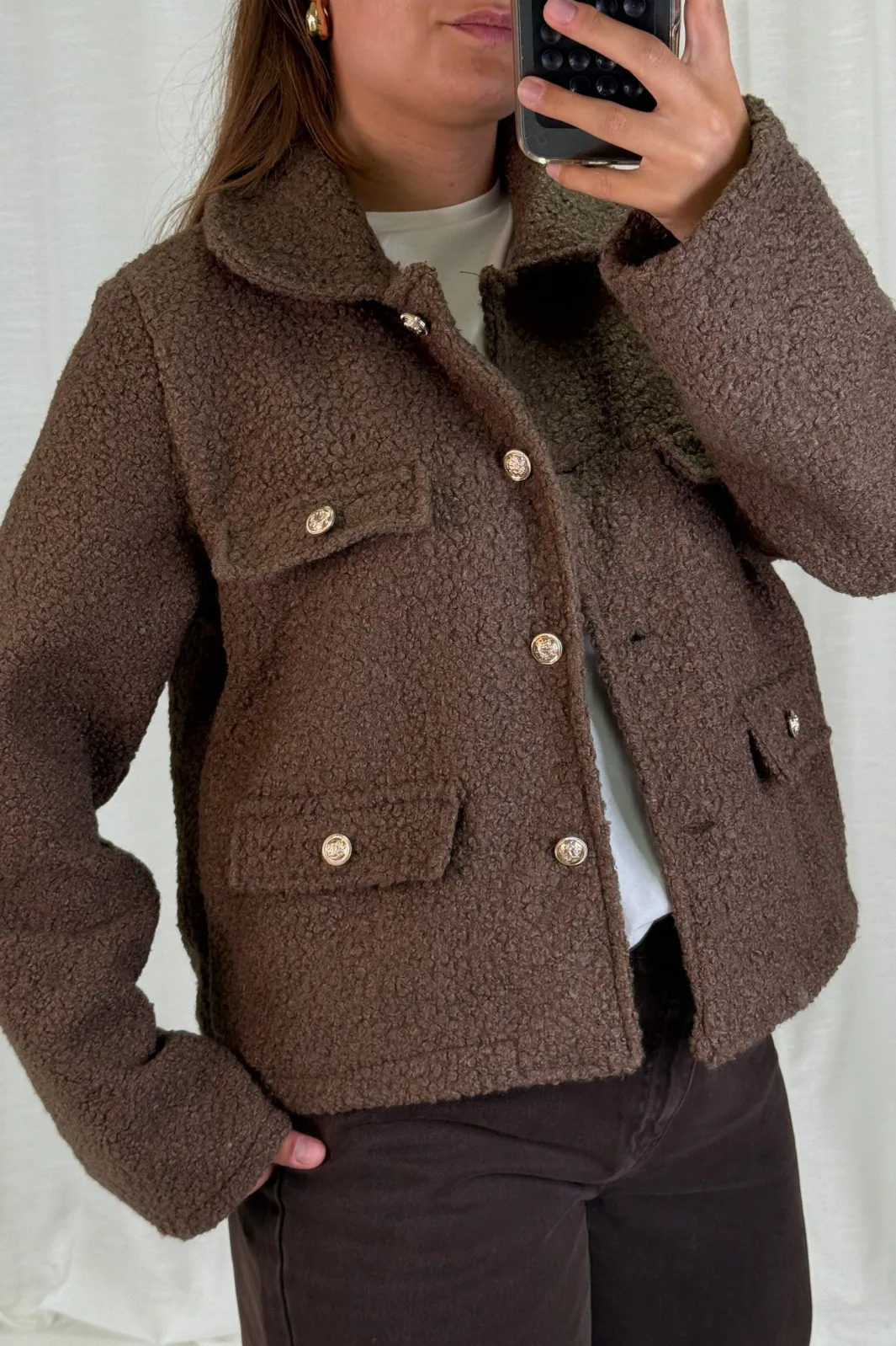 New A-bee Jasmin Jacket Dark Brown