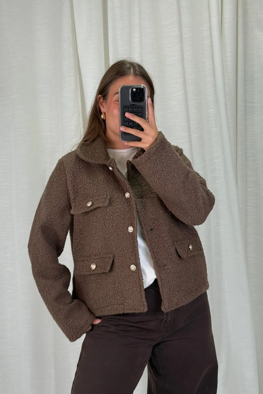 New A-bee Jasmin Jacket Dark Brown