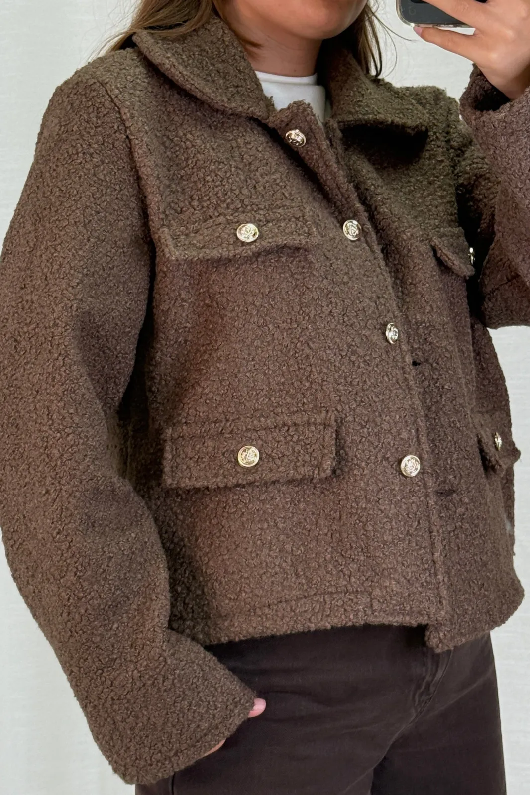 New A-bee Jasmin Jacket Dark Brown
