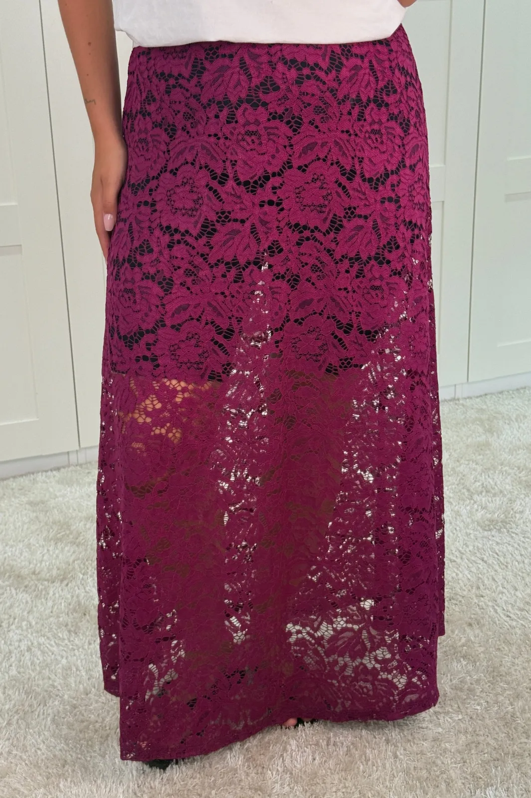 Clearance A-bee Jasmin Skirt Mauve