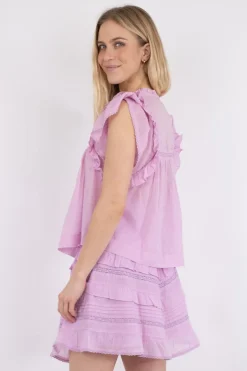 Outlet Neo Noir Jayla S Voile Top ROSE