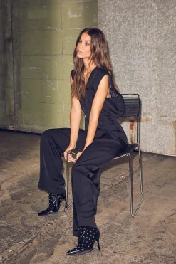 Discount Haute L'Amitié Jazzy Jump Suit HL10378 Black
