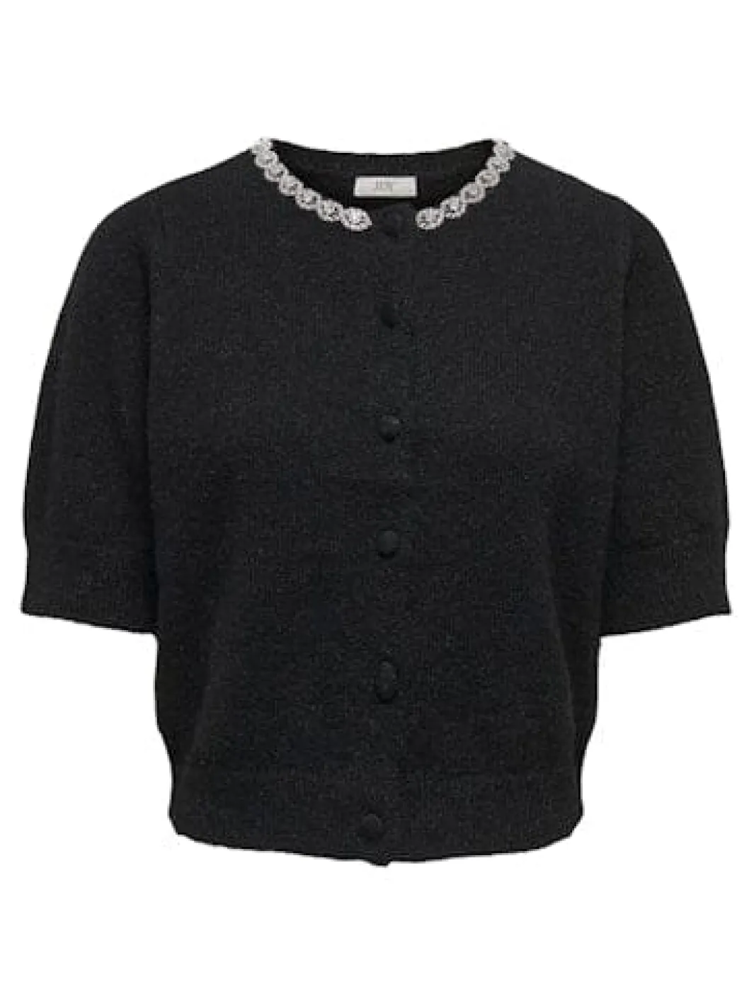 Clearance JDY alva Life 2/4 Embel Cardigan Knt 4907578 Black Silver Embellishment