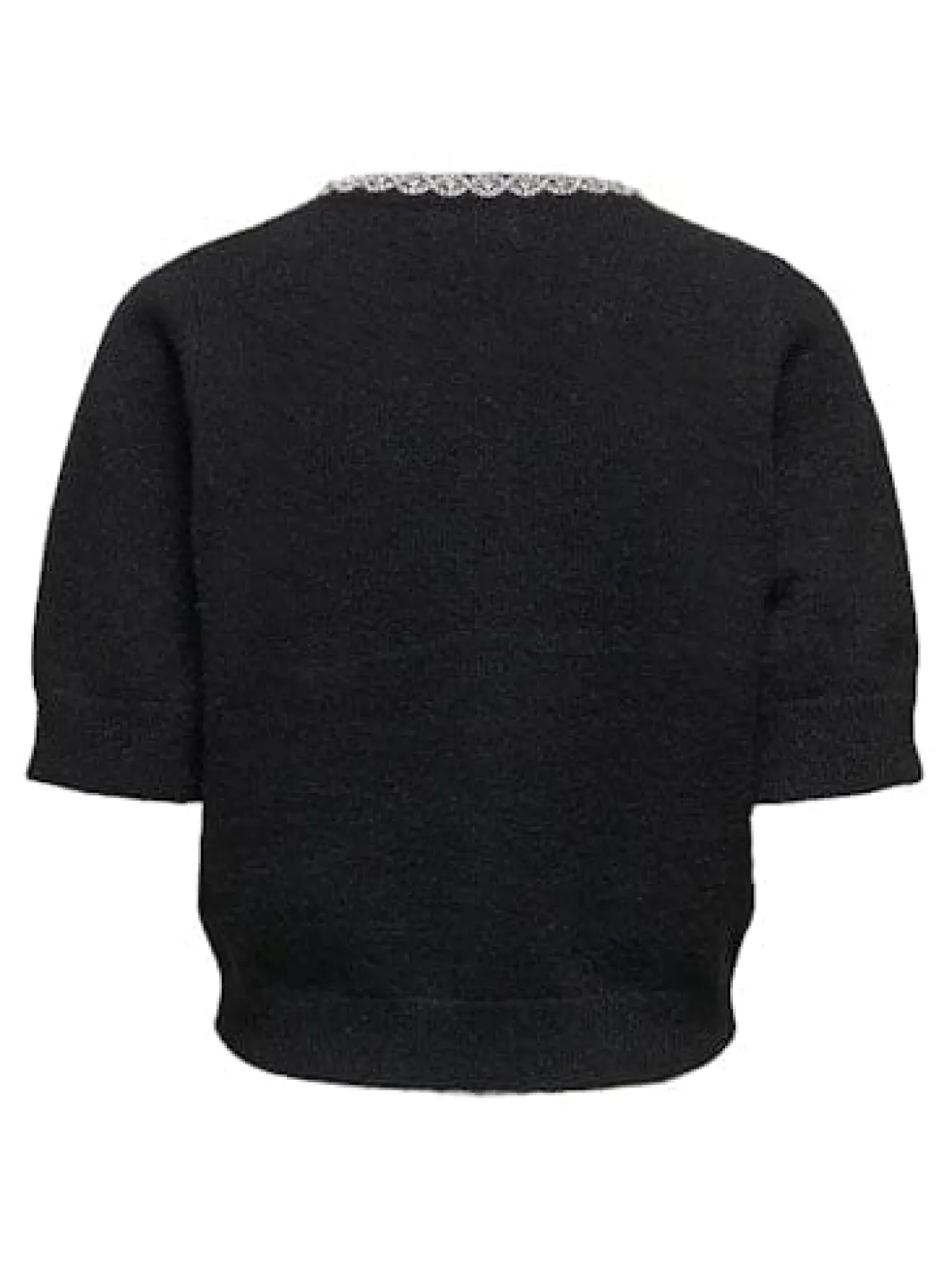 Clearance JDY alva Life 2/4 Embel Cardigan Knt 4907578 Black Silver Embellishment