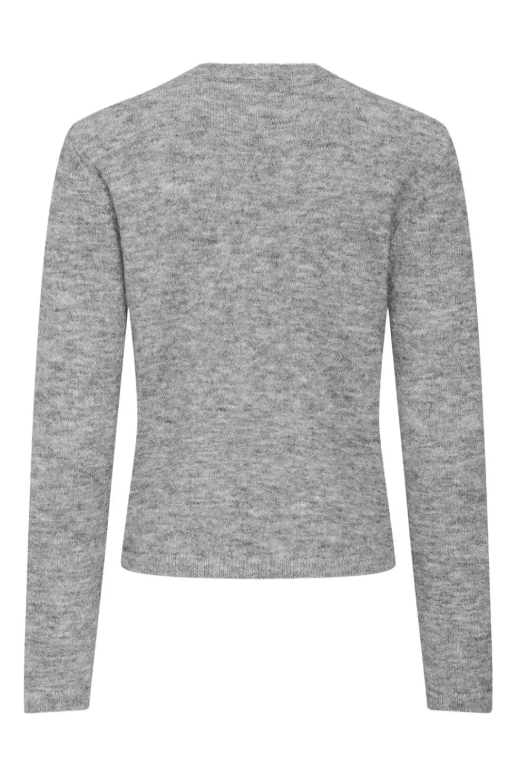 New JDY alva Life L/S Embellish Pullover Knt 4838165 Medium Grey Melange Silver Embellishment