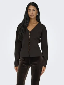 Online JDY astra L/S Reversible Cardigan Knt 4992128 Chocolate Torte