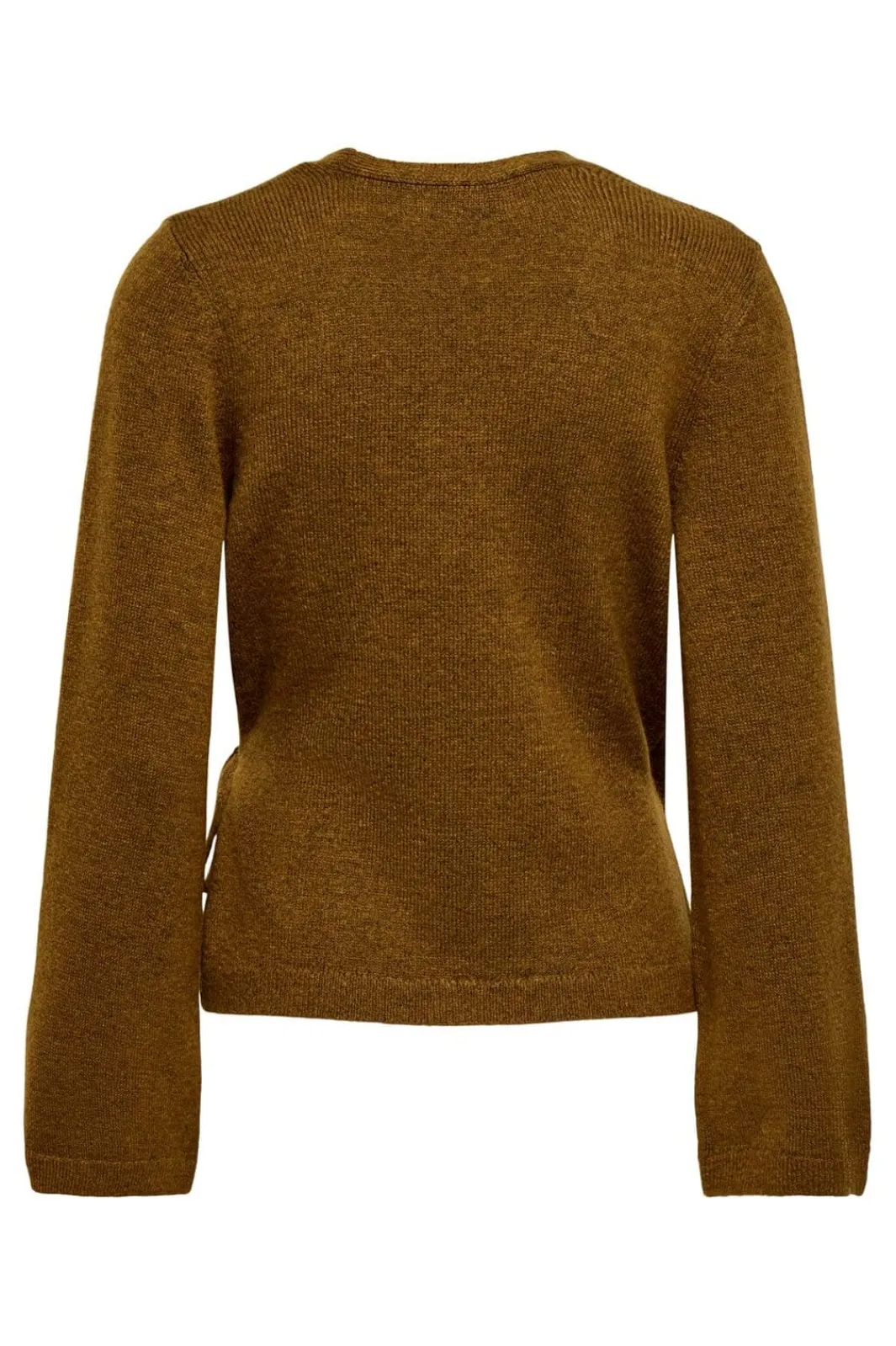 Clearance JDY becky L/S Wrap Cardigan Knt 5101793 Bison Melange