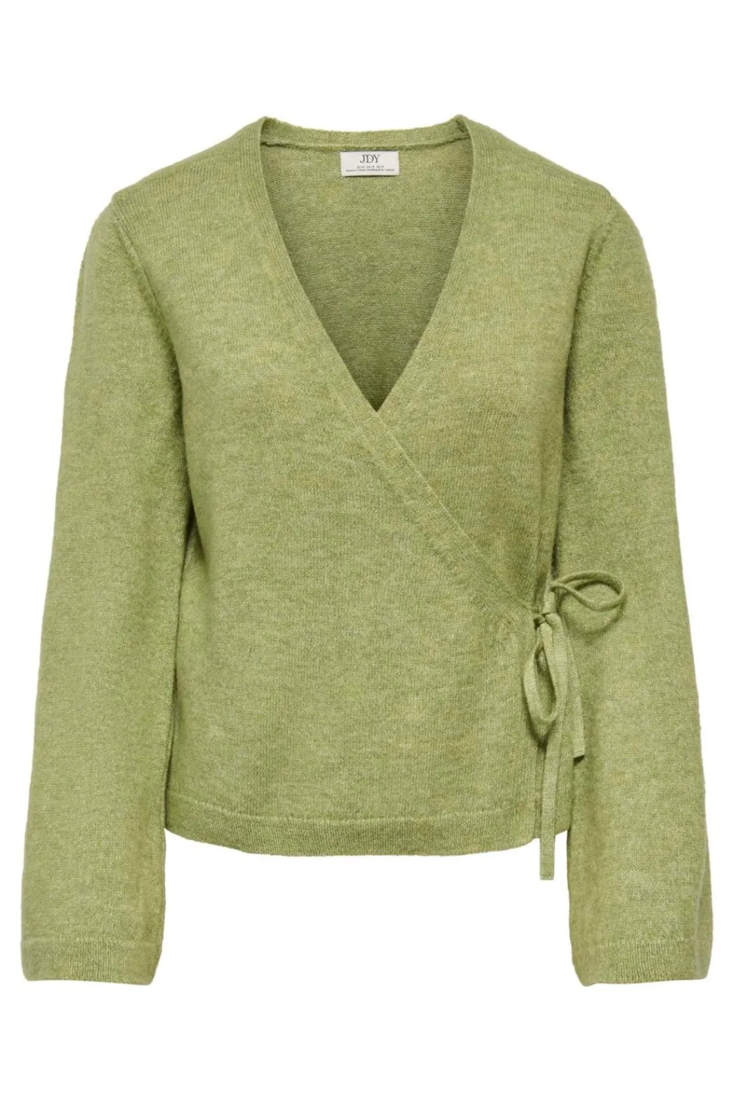 Online JDY becky L/S Wrap Cardigan Knt 5101788 Fern Melange