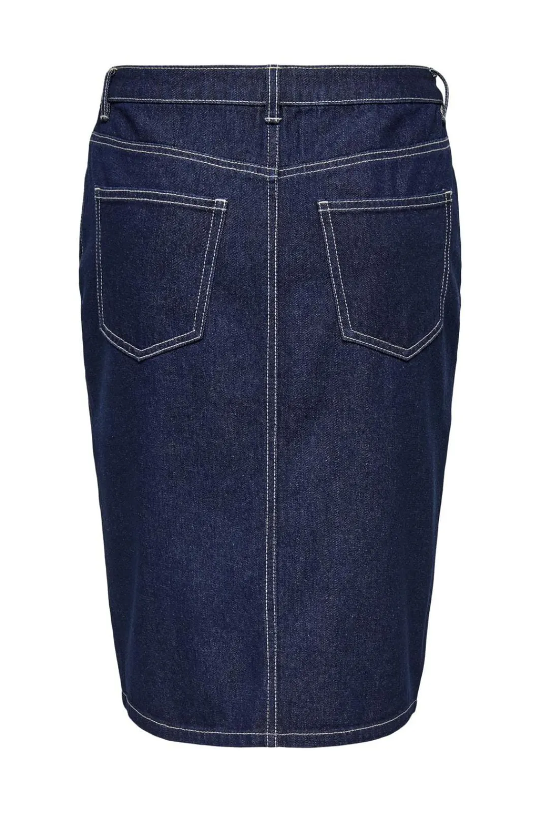 JDY bella Midi Slit Skirt 4743708 Dark Blue Denim