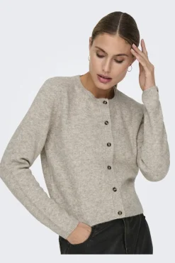 Best JDY chloe Life L/S Cardigan Knt 4571127 Turtledove Melange