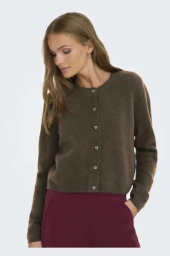 Outlet JDY chloe Life L/S Cardigan Knt 4838281 Slate Black Melange