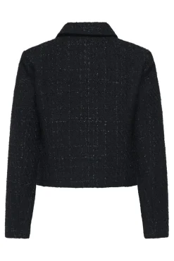 Clearance JDY denver L/S Boucle Blazer Tlr 4846254 Total Eclipse Lurex Boucle