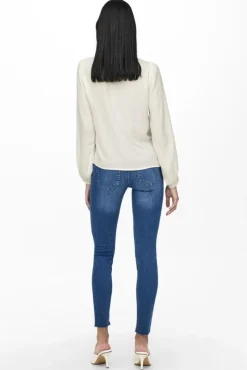 JDY ellis Life L/S Lace Shirt 3844203 Cloud Dancer
