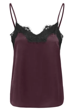Discount JDY elly Lace Singlet 5079427 Winetasting