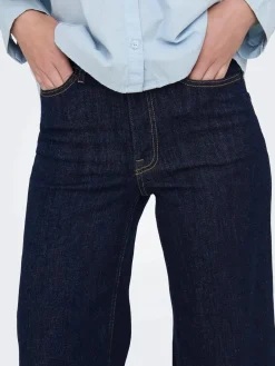 Hot JDY felina-Fina Wide Rinse Jnsdnm 4840357 Dark Blue Denim Rinse Blue Denim